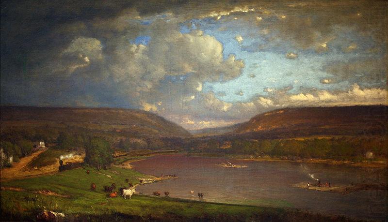 George Inness On the Delaware River china oil painting image